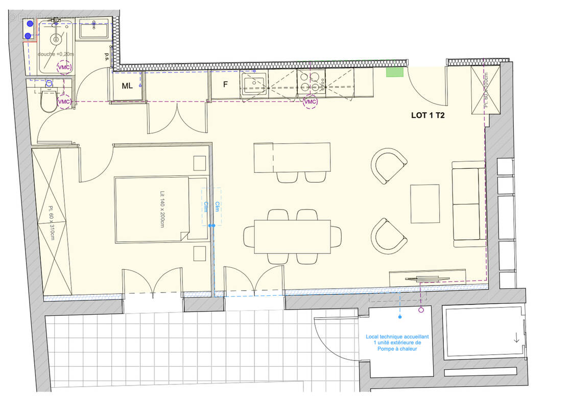 Appartement à SAINT-GENIS-LAVAL