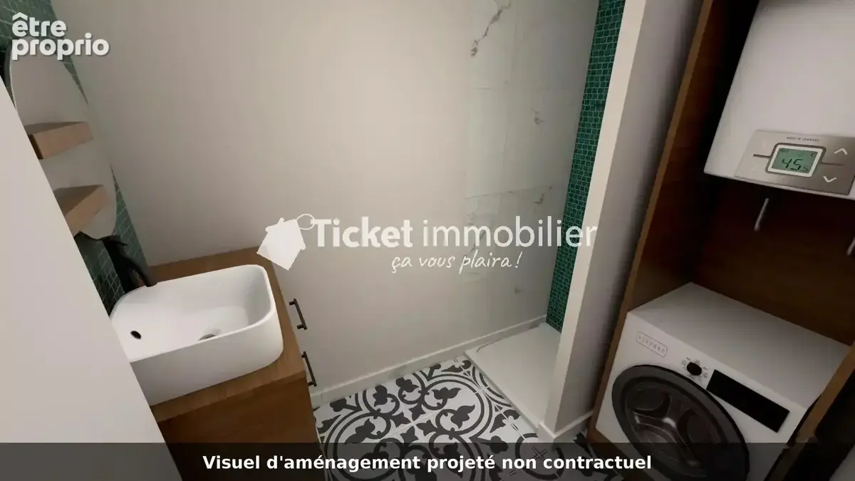 Appartement t3 68m2 pompignan 1er étage, grandes pièces, 2,80 m sous plafond, sans charges de copropriété, toiture neuve, fort p - photo 13