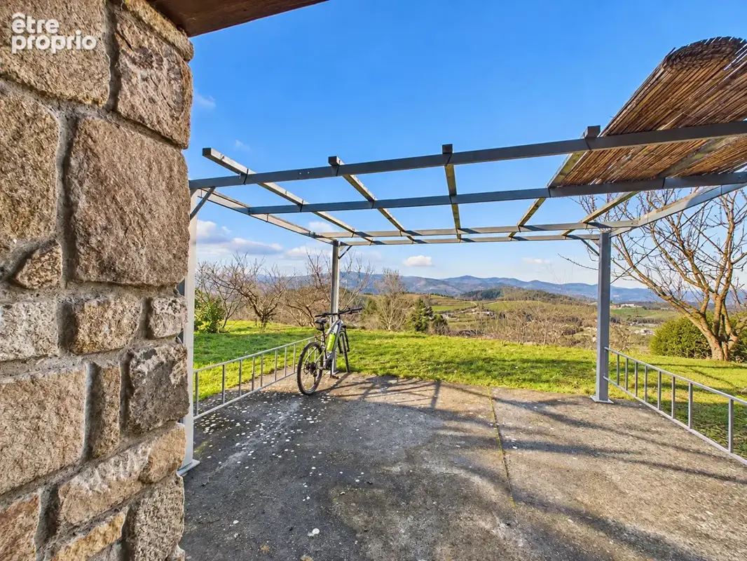 Deux maisons en pierre avec jardin et vue sur les montagnes ardéchoises à Saint-Basile - photo 15
