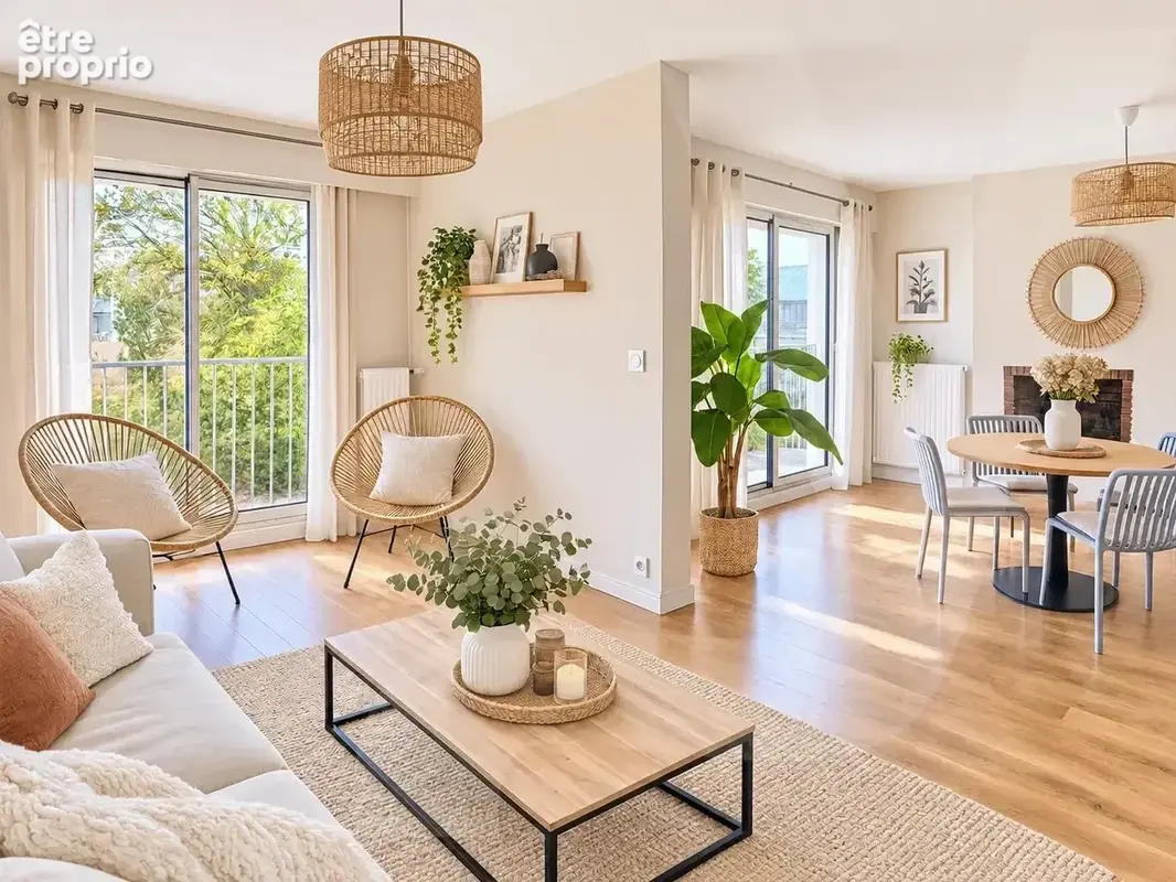 Coup de cœur – mellinet-canclaux  t4 de 80 m² entièrement rénové – terrasse, balcon, double stationnement et cave - photo 1