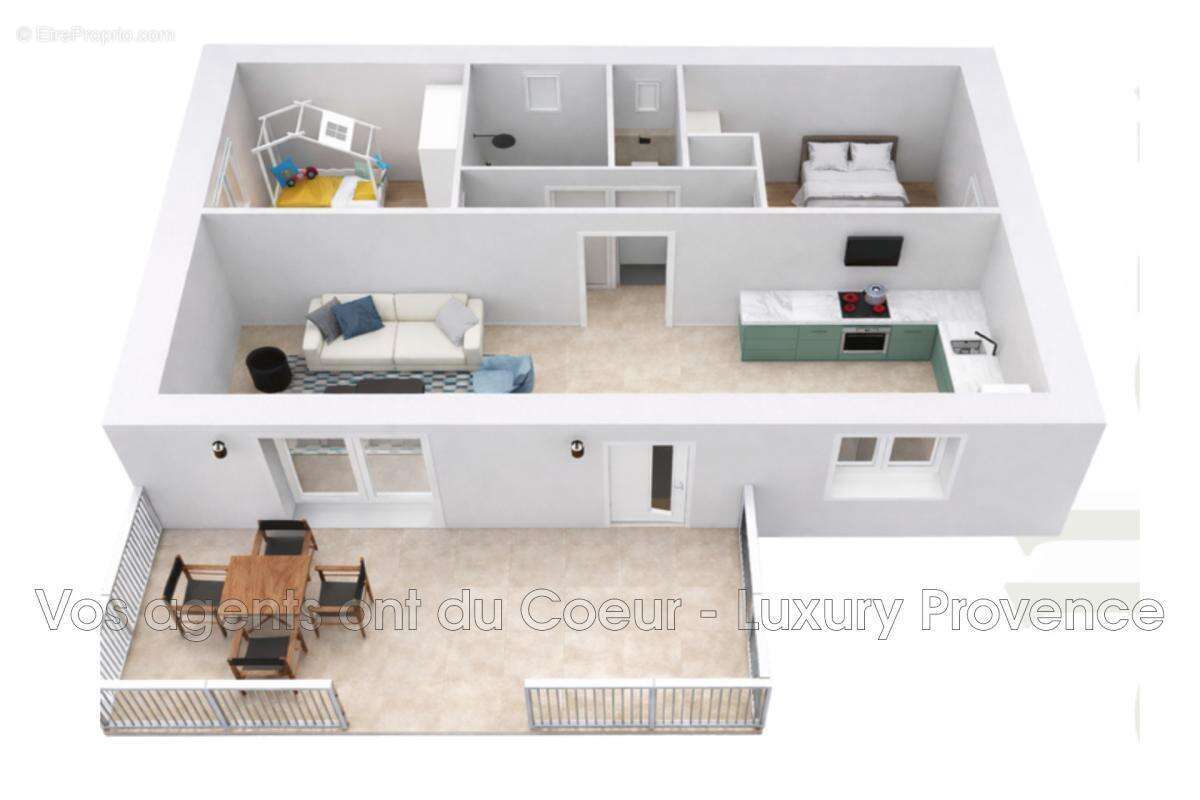 vente appartement 3 Pièce(s) - photo 9