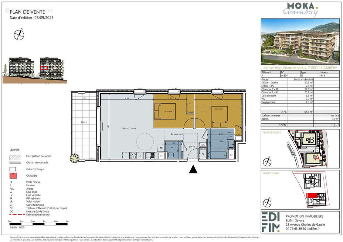 Appartement à CHAMBERY