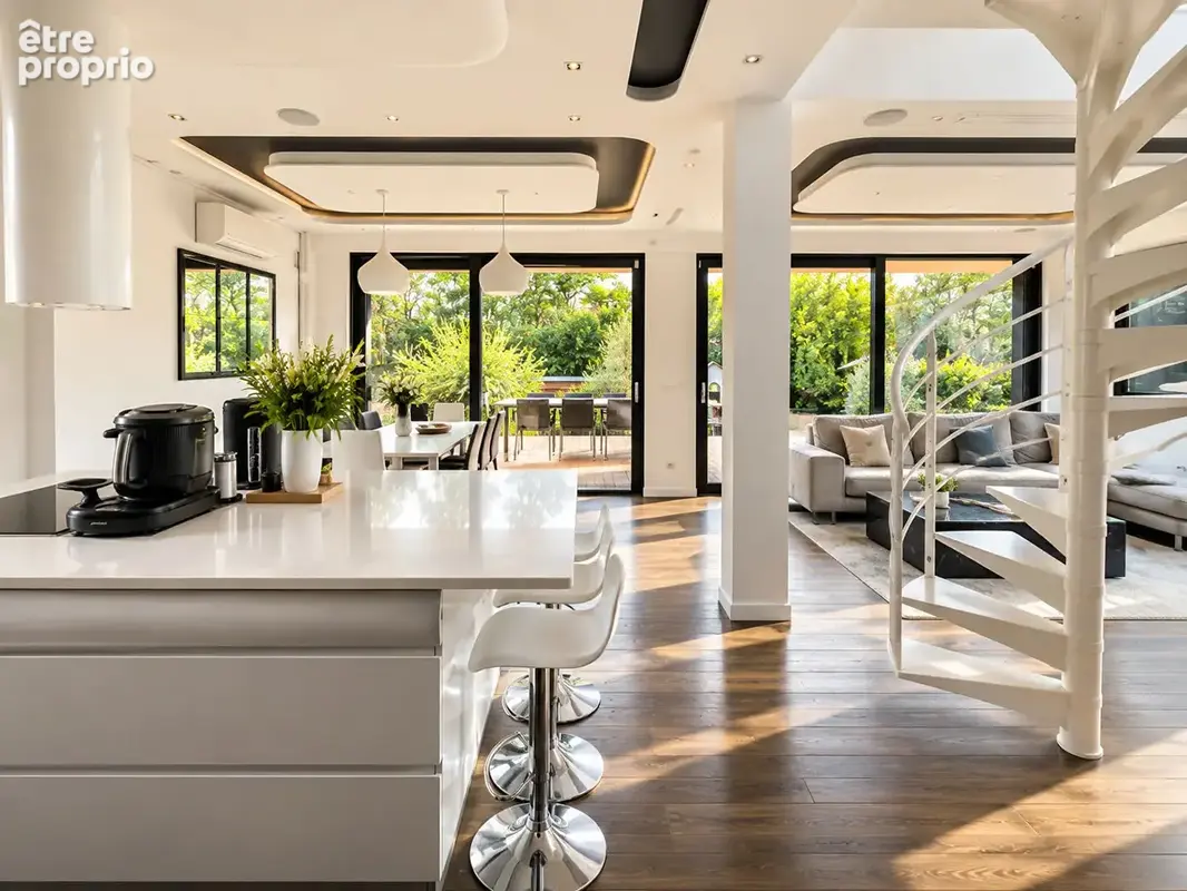 Sannois - maison contemporaine 132 m² - terrasse & jardin - photo 3