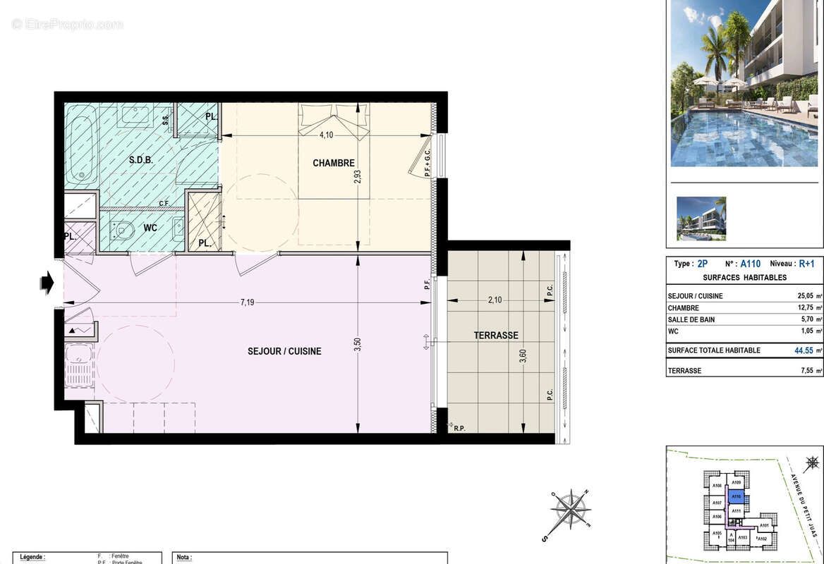 Appartement à CANNES