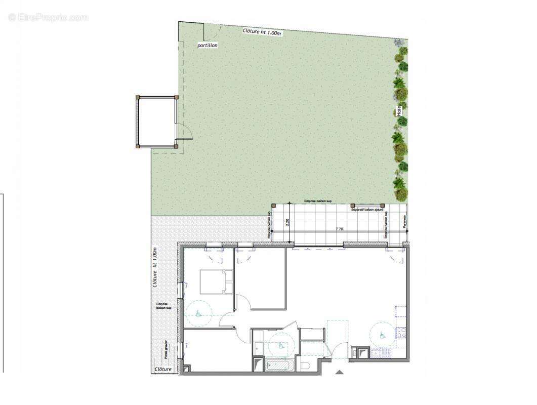 Appartement à EVIAN-LES-BAINS