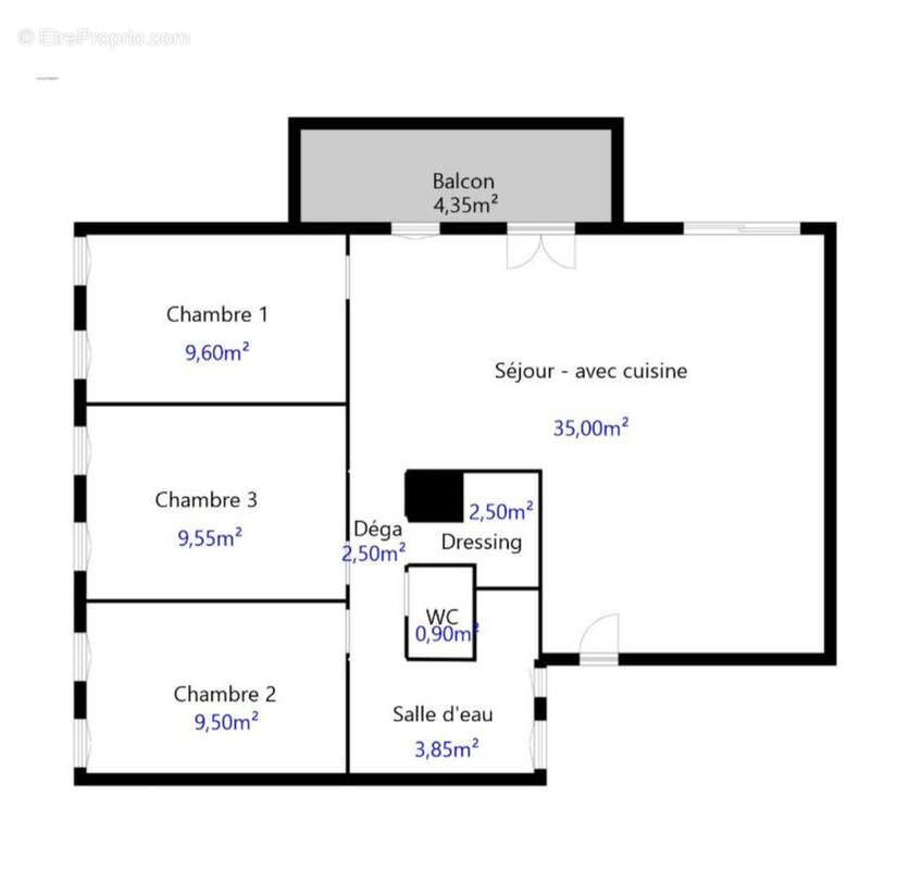 Appartement à MARSEILLE-11E