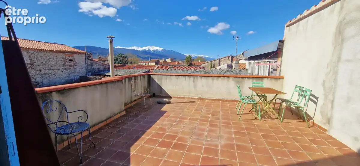 Ille sur tet - maison de village 231m2 avec garage et 2 terrasses vue degagee canigou et orgues - photo 17