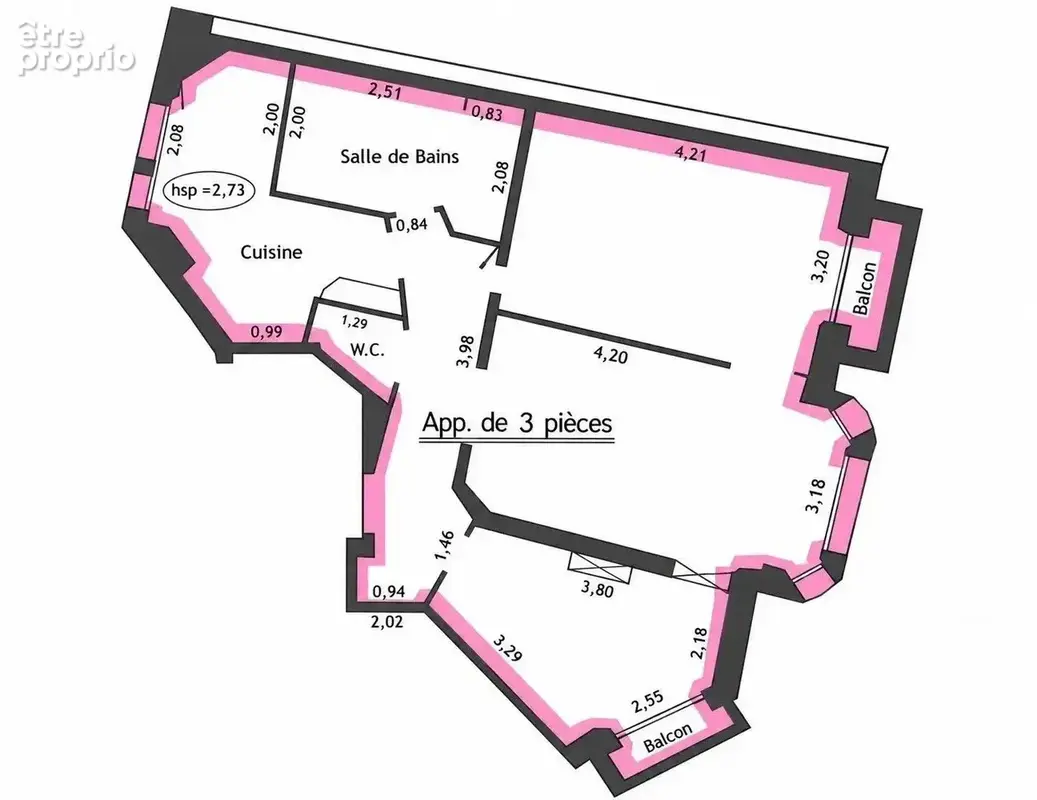 Appartement 3 pièces 68 m² à vendre à Paris-20e (75020) - photo 17