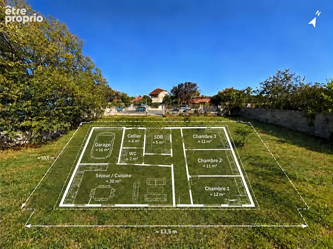 Terrain 635m² à labarthe-sur-lèze - photo 2