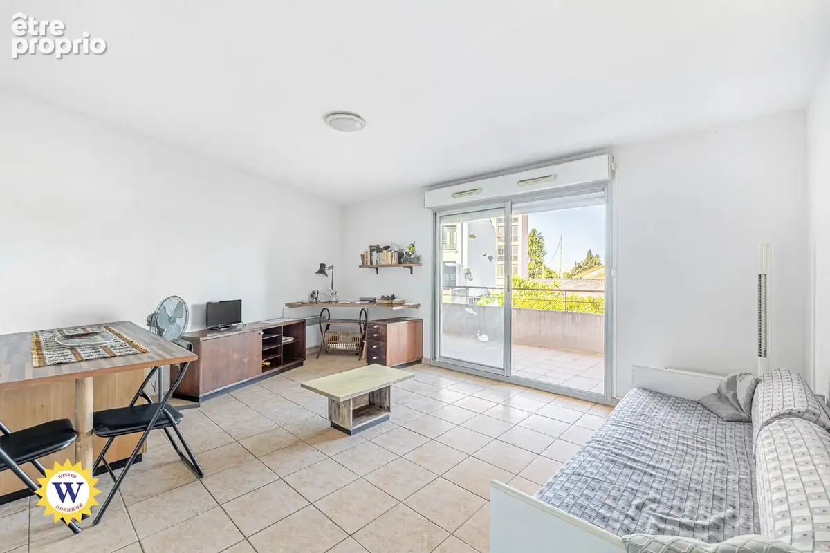 Cannes la bocca – grand studio avec terrasse sans vis-à-vis - garage en sus - photo 3