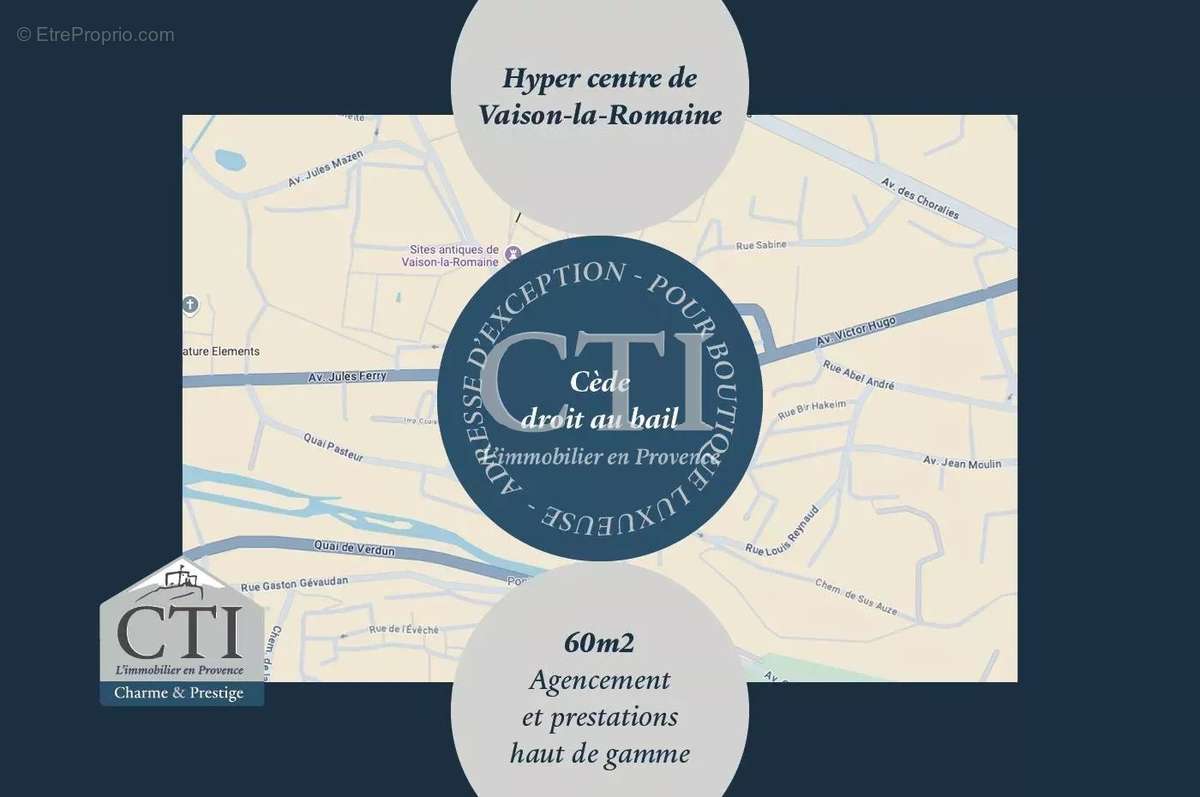 Commerce à VAISON-LA-ROMAINE