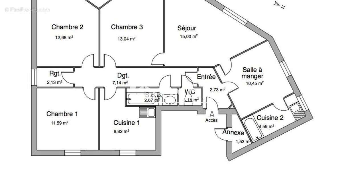 Appartement à CLERMONT-FERRAND