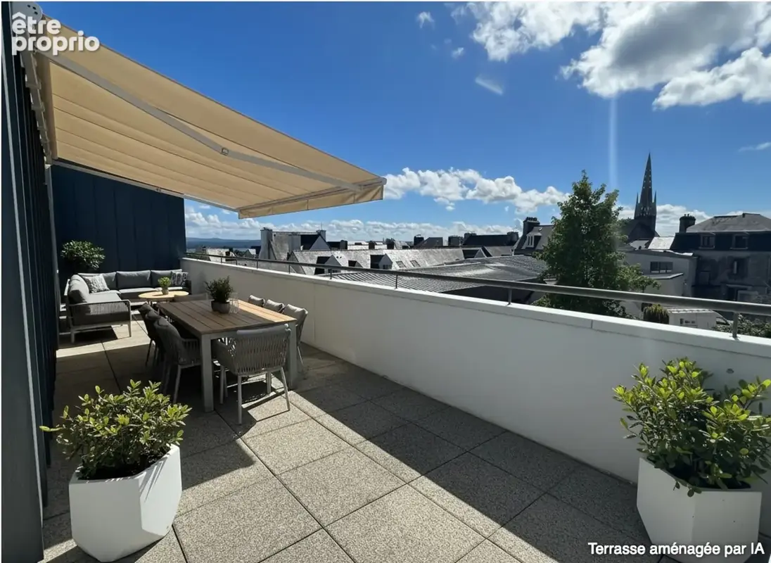 Plougastel Daoulas, dernier étage, ascenseur, terrasse, chambre parentale, contemporain - photo 3