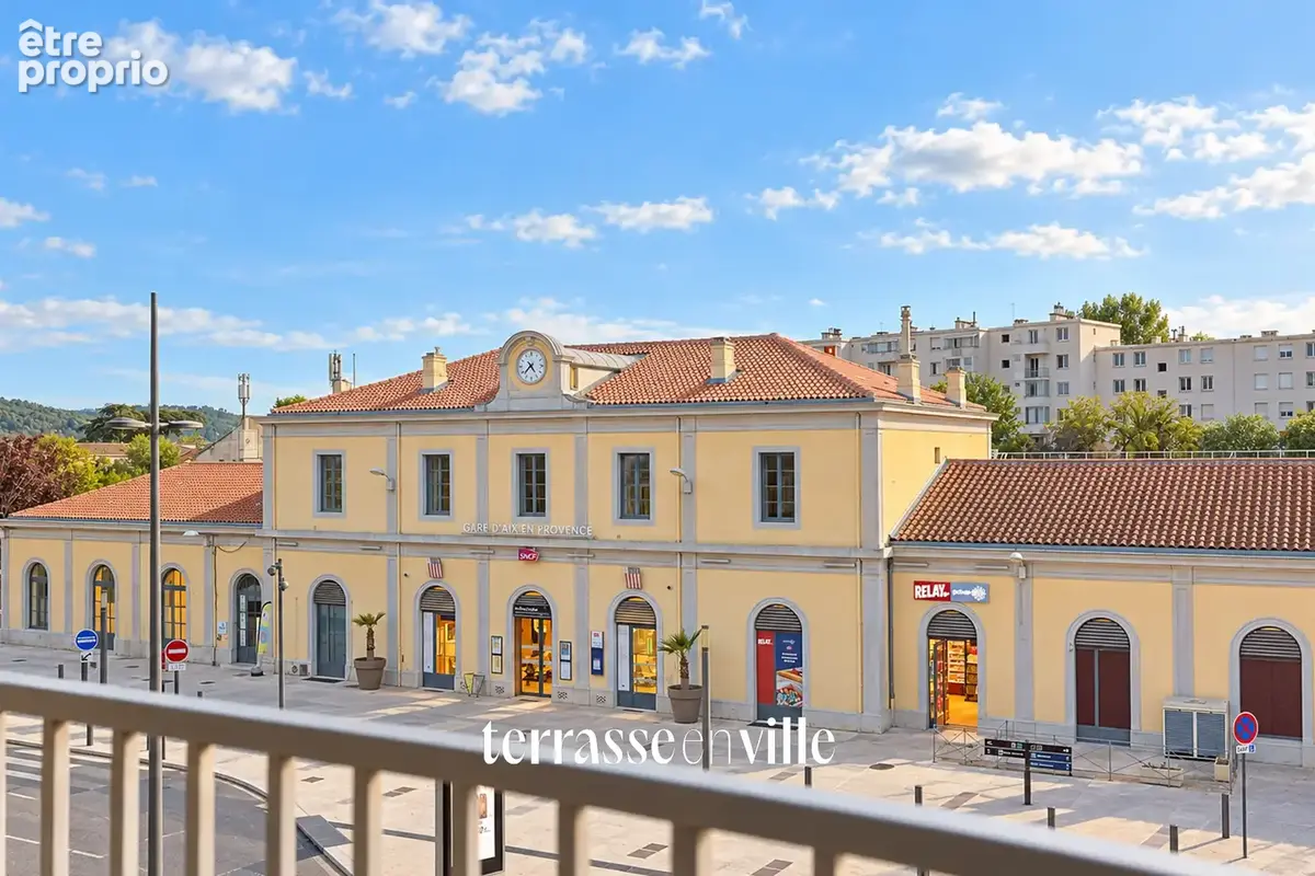 Aix en provence - quartier de la gare - appartement t2 -terrasse -  44 m2 - 245 000 € - - photo 8