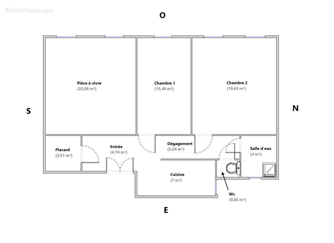 Appartement à MARSEILLE-6E