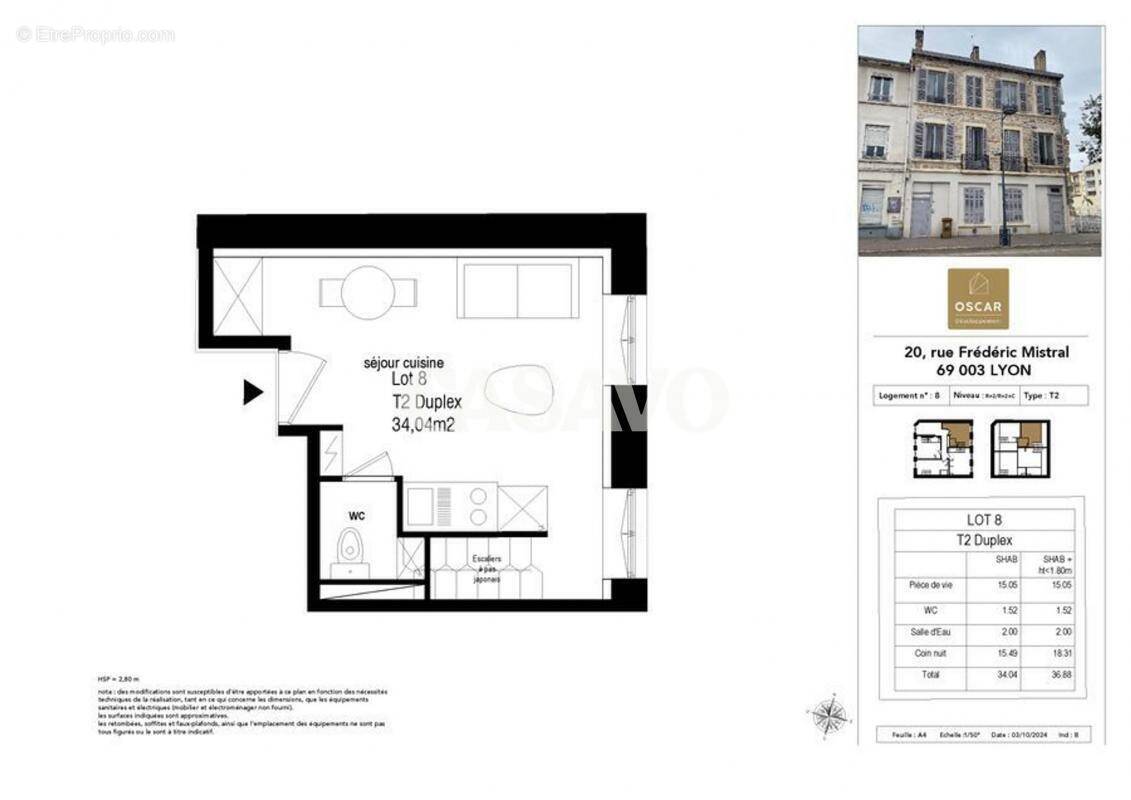 Appartement à LYON-3E