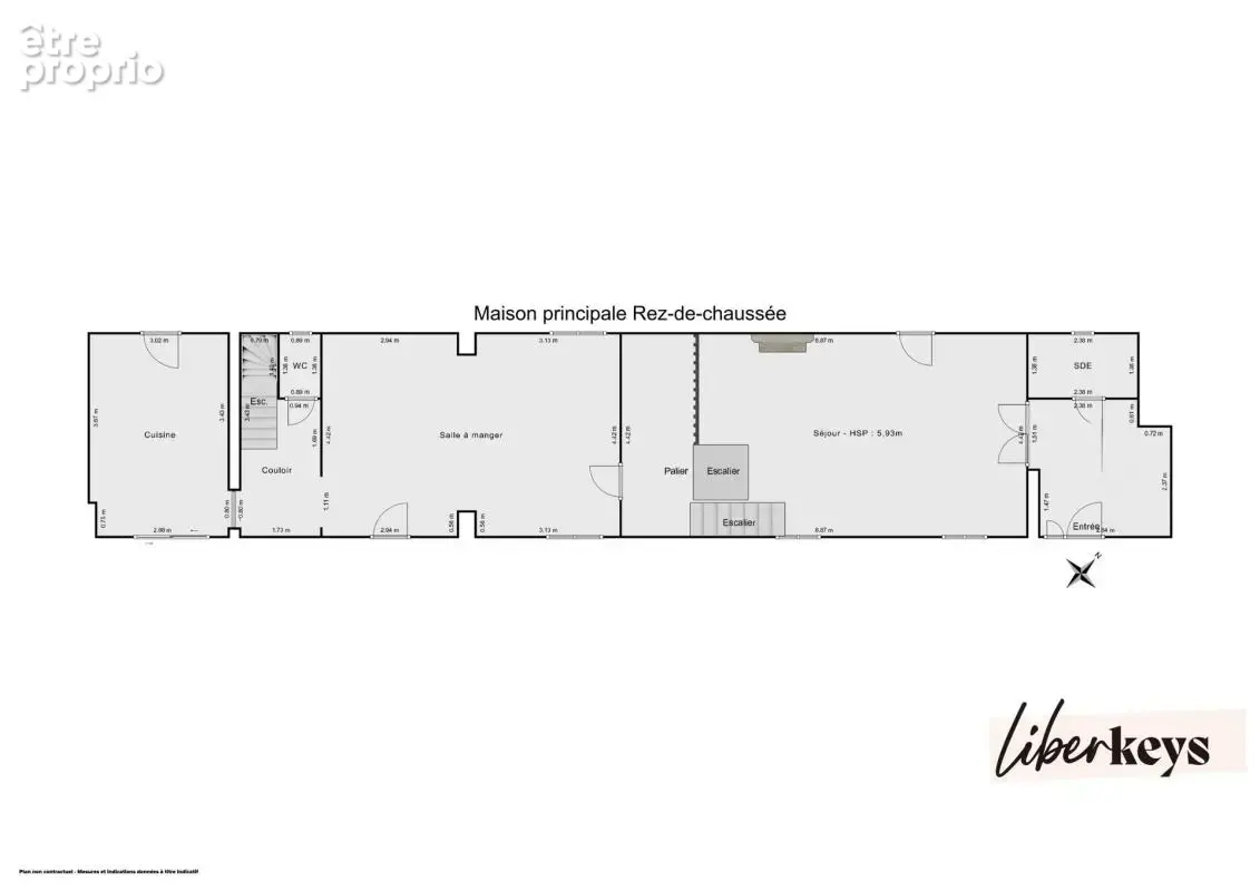 Propriété de 221 m² carrez zt 274 m² surface totale de 7 pièces dans le Vexin à la lisière de la Troesne à Trie-Château 60590 - photo 21
