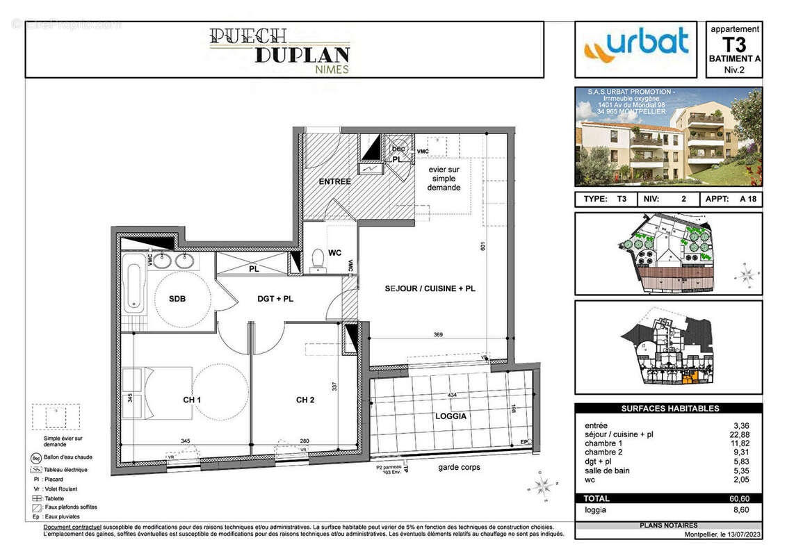 Appartement à NIMES