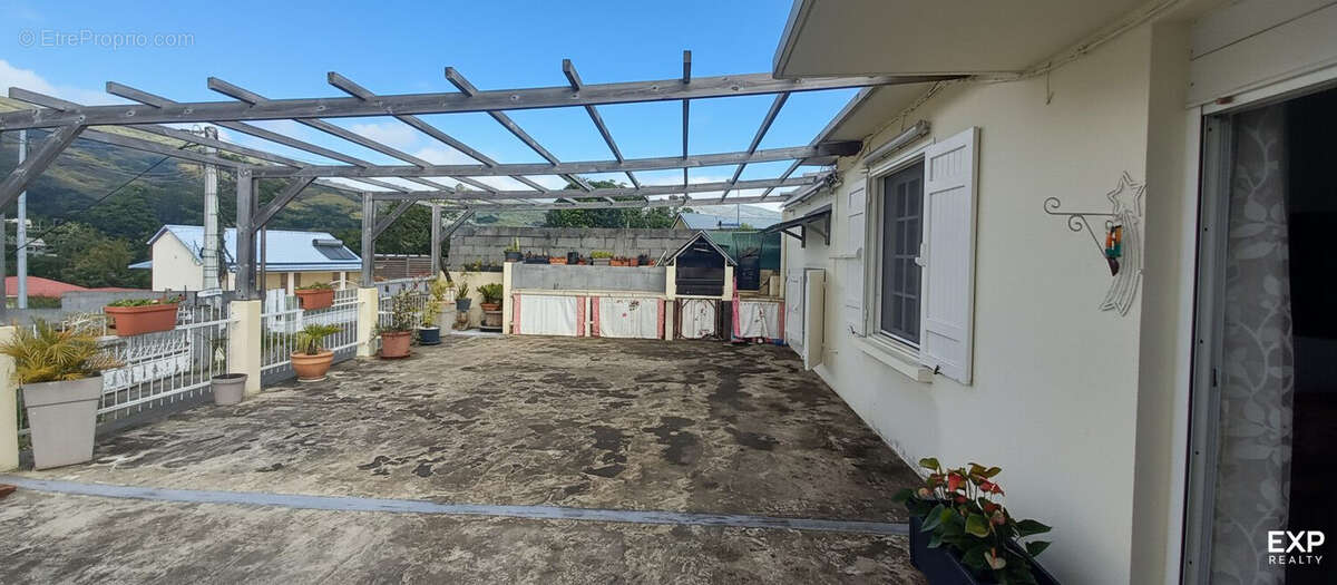 Terrasse 100 m² maison