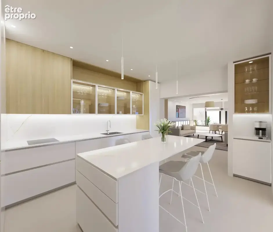 Nice - Fabron - Villa contemporaine de 300m² avec piscine, vue mer et garage de 112m² - photo 6