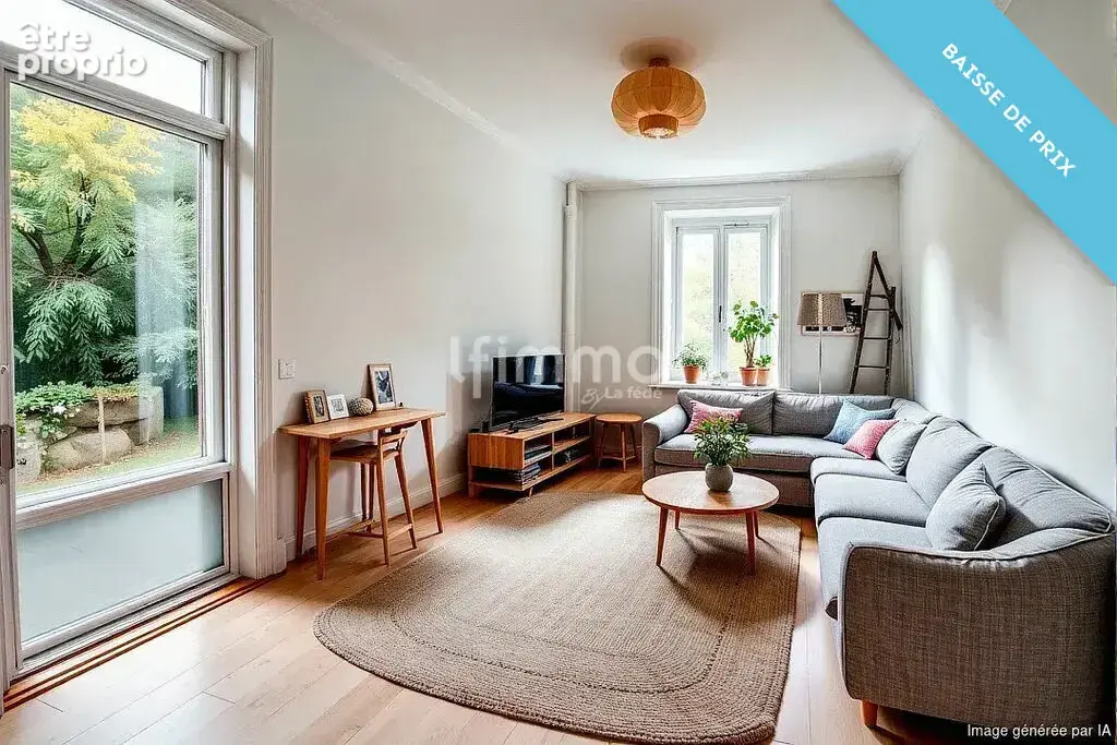 Local commercial loué + appartement + terrain - photo 7