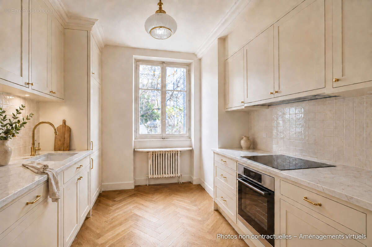Vente appartement  1 pièce et cuisine - Lyon 6 Mairie - à rénover - photo 7