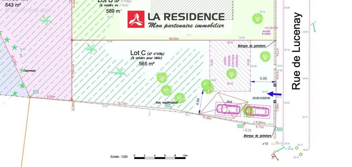 Terrain à LES MUREAUX
