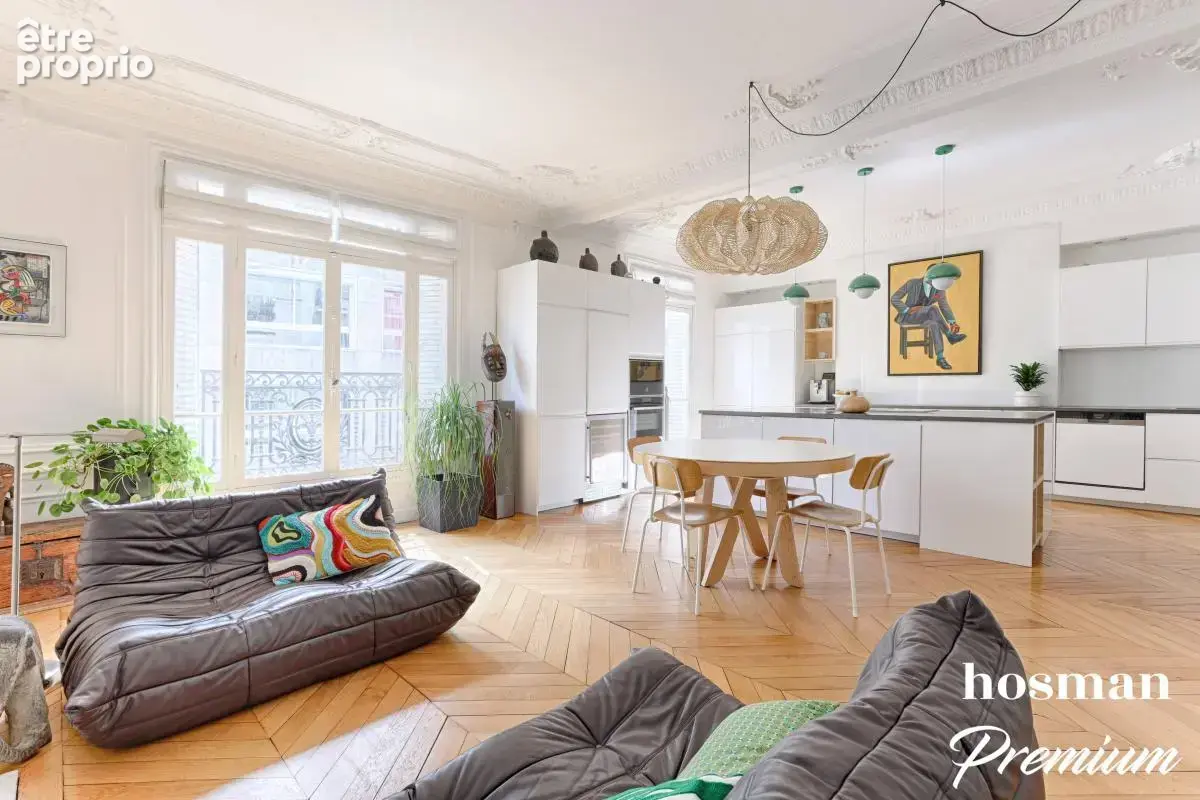 Superbe appartement familial Haussmannien - 6 pièces - 191,5 m² - Paris 16e - photo 4