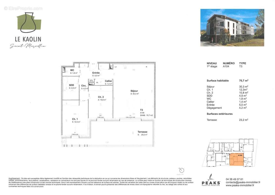 Appartement neuf - le kaolin - photo 2