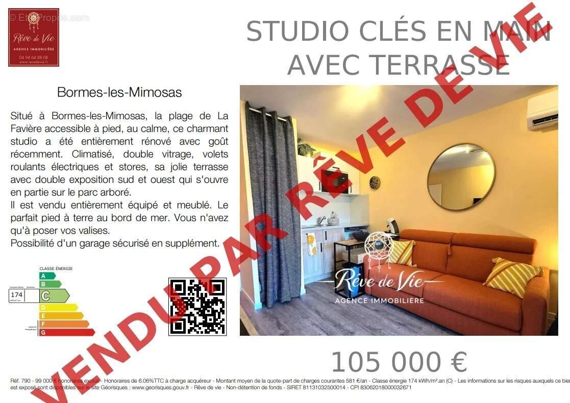 Appartement à BORMES-LES-MIMOSAS