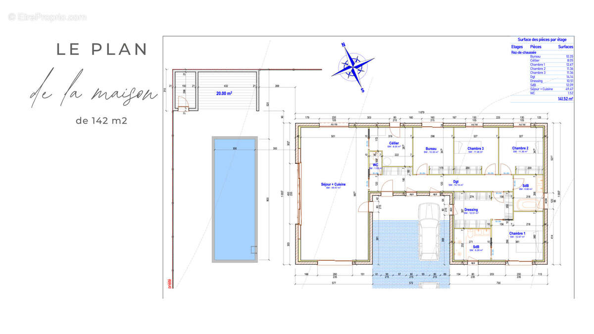 Maison neuve 140m2 clé en main avec climatisation et Piscine - photo 7