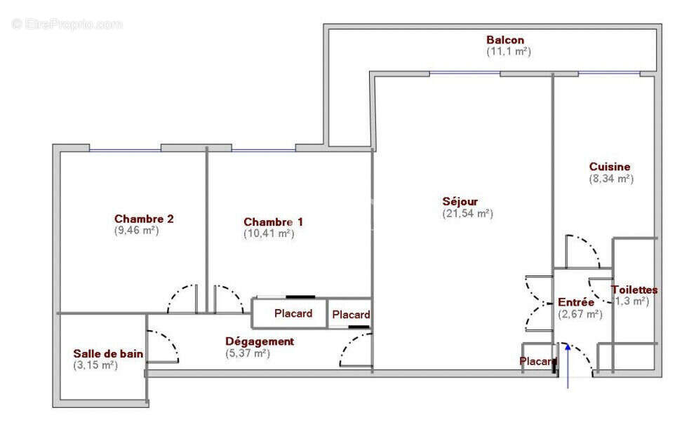 Appartement à CARRIERES-SOUS-POISSY