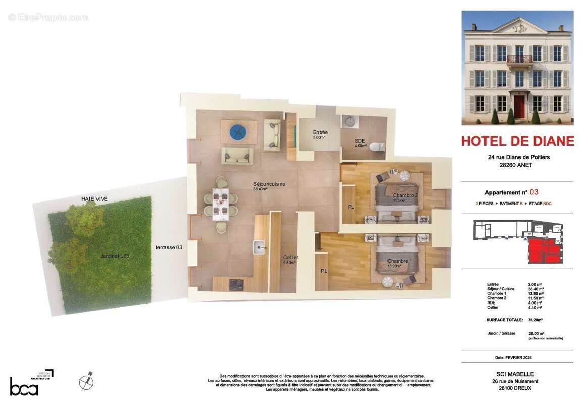 Appartement à ANET