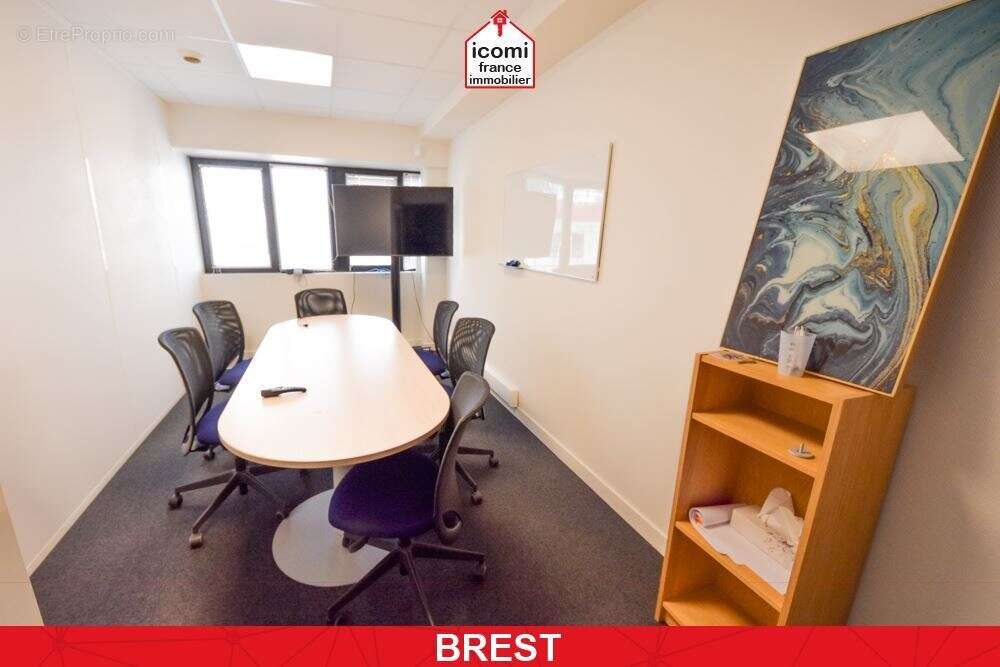 Finistere - brest (29200) - a vendre - locaux disponibles de 462m² pour 2027 - 14 bureaux - 2 salles de reunion - immeuble dalle - photo 4