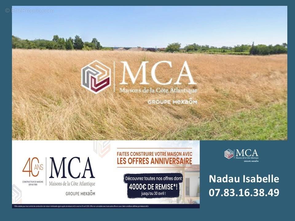 Terrain à PRIGNAC-ET-MARCAMPS