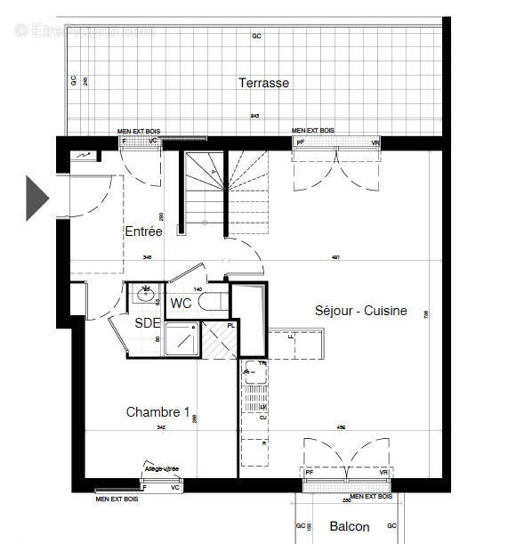 Duplex de 5 pièces-103 m2 + Terrasse 20 m2   Bords de Marne Noisy-le-Grand  Proche RER A - photo 4