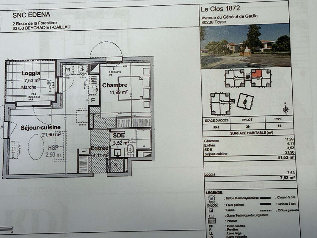 Appartement à TOSSE