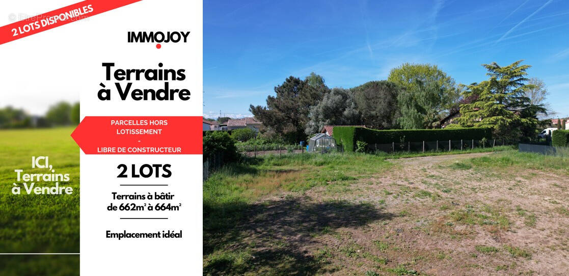 Terrain à LAVERNOSE-LACASSE