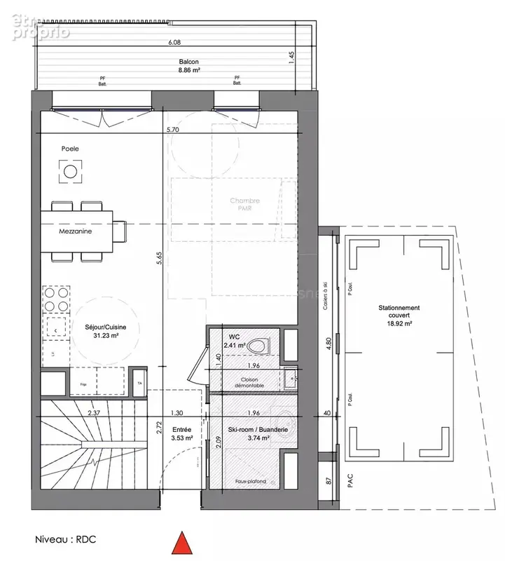 Ref 524 : programme neuf - crest voland - chalet avec superbe vue - photo 7