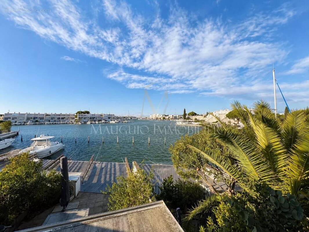Marina T3 en duplex avec toit terrasse et appontement pour bateau - photo 2