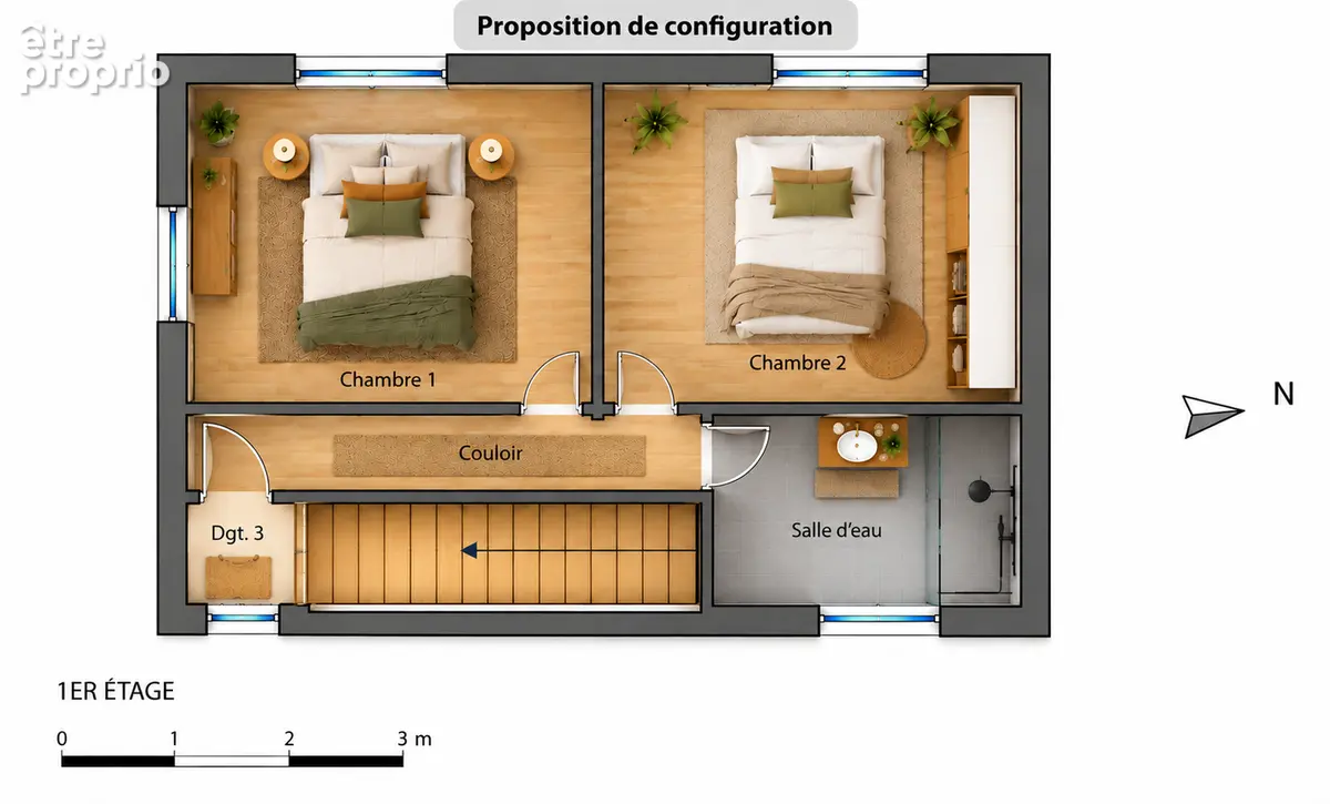 Maison Rillieux La Pape 3 pièce(s) 63.31 m2 - photo 16