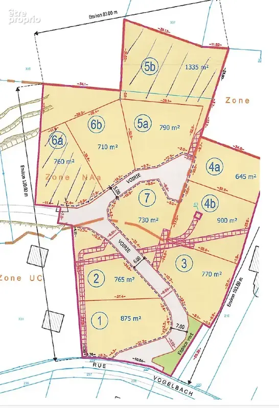 Terrain constructible viabilisé de 765 m2 à vendre   Saint-Amarin - photo 2