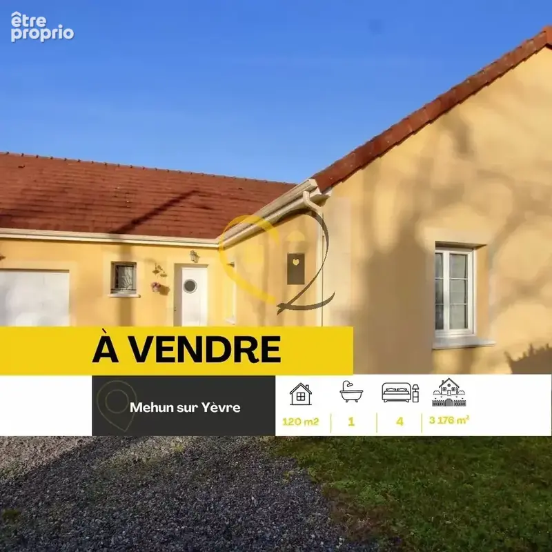Maison à MEHUN-SUR-YEVRE