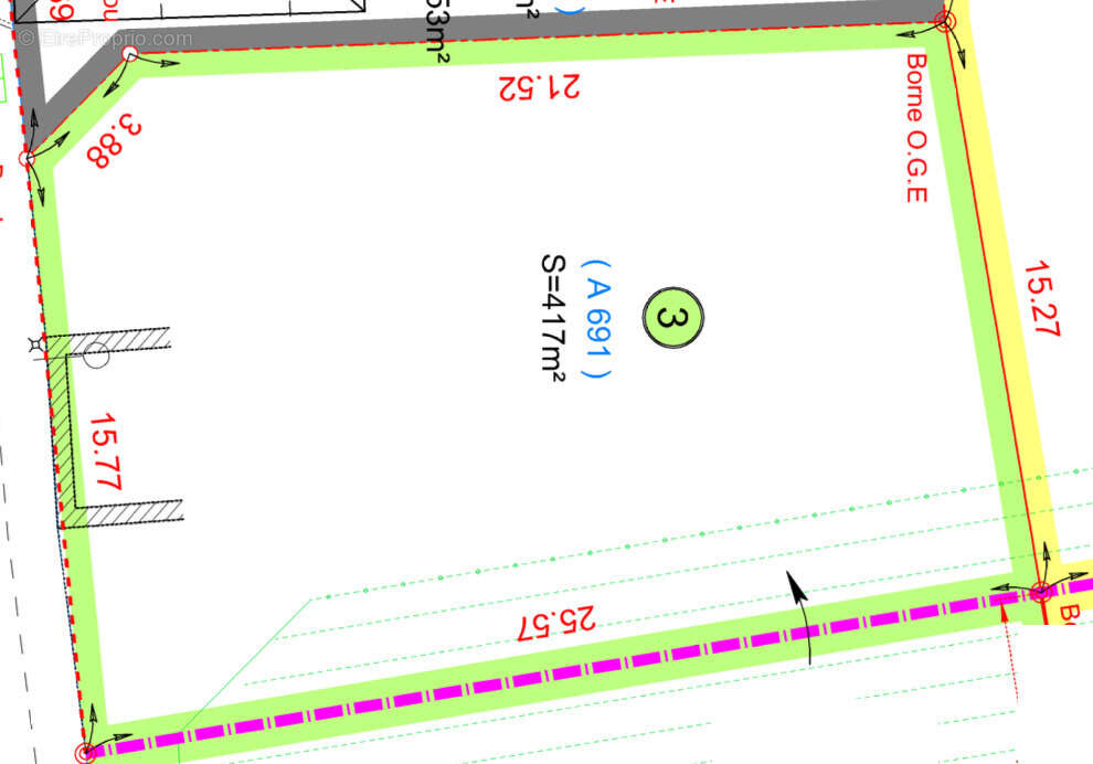Terrain à MONTMELAS-SAINT-SORLIN