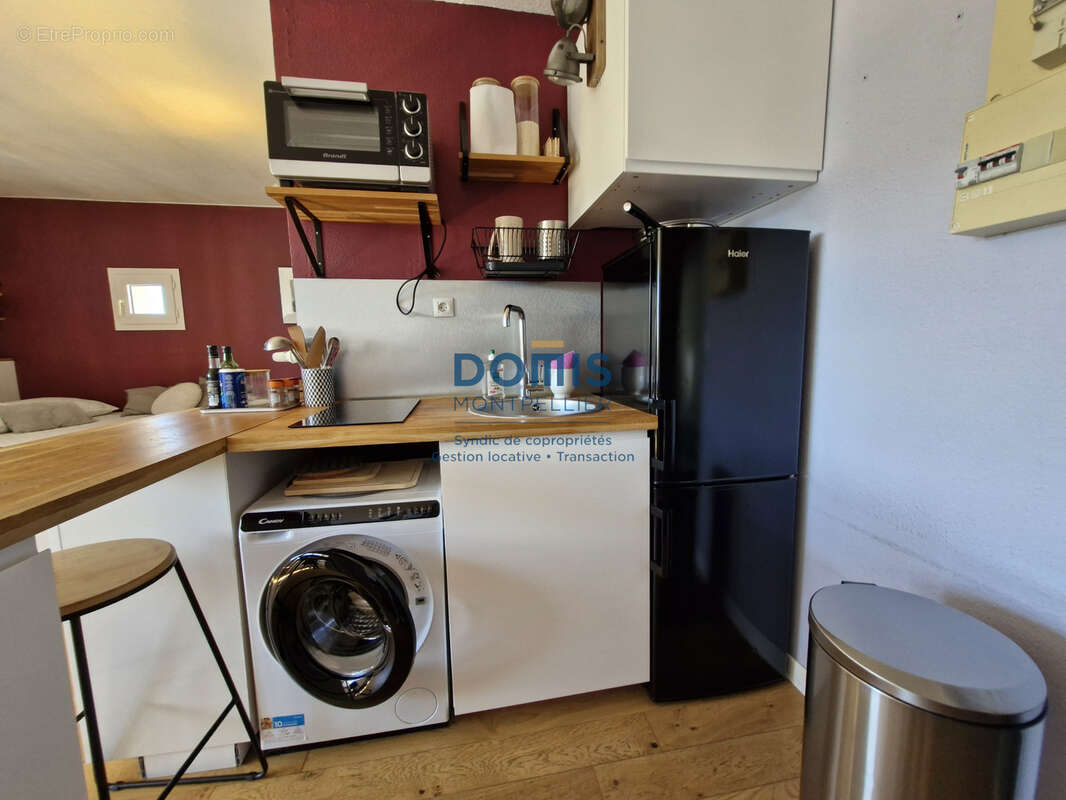 À vendre   Studio meublé entièrement équipé avec parking   Résidence sécurisée Eurocampus à Montpellier - photo 2