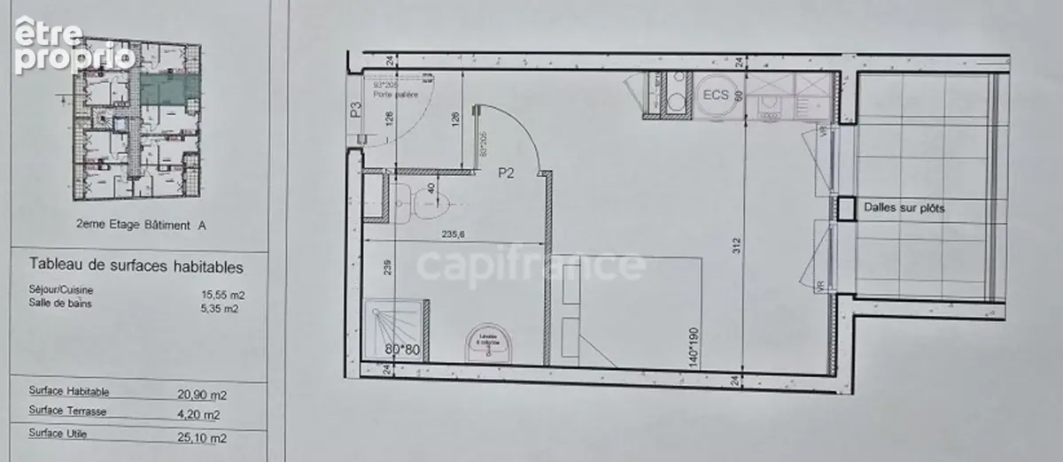 Studio à vendre T1 de 21 m2 CASTELNAU LE LEZ (34) - photo 10