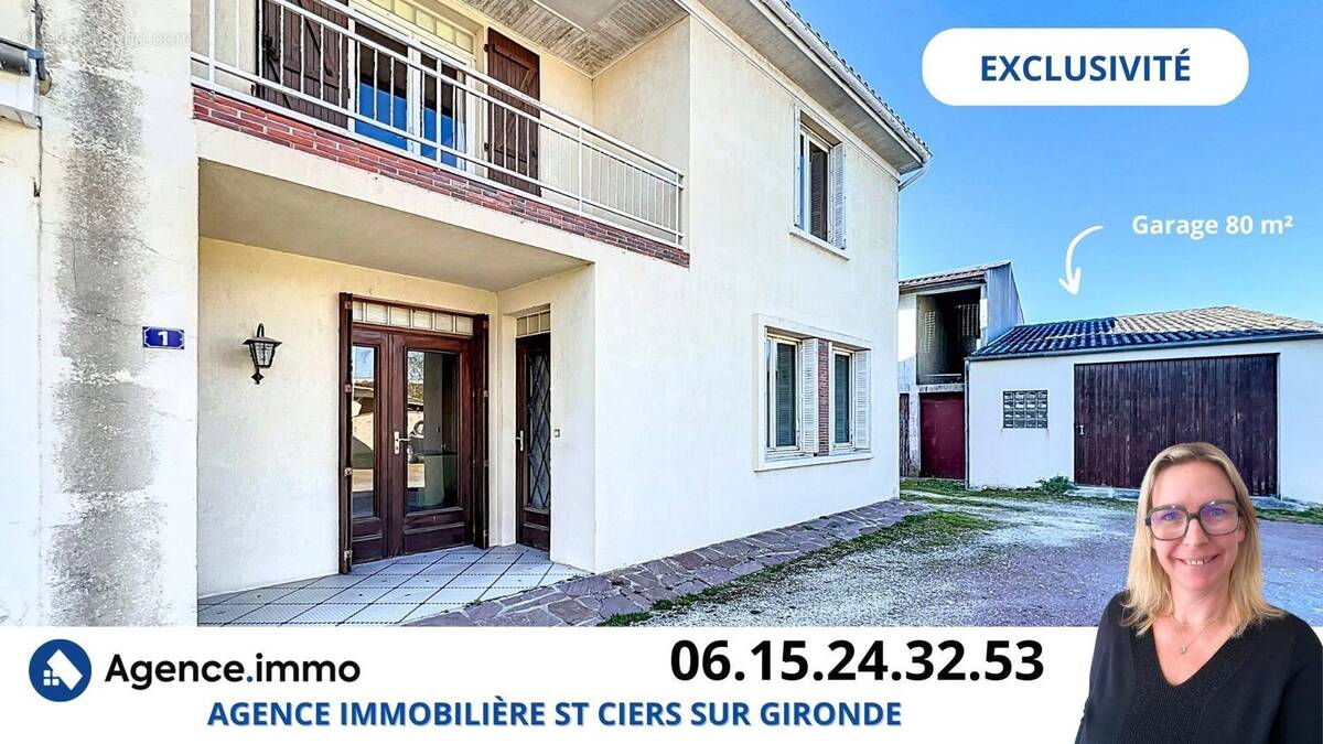 Maison à SAINT-CIERS-SUR-GIRONDE