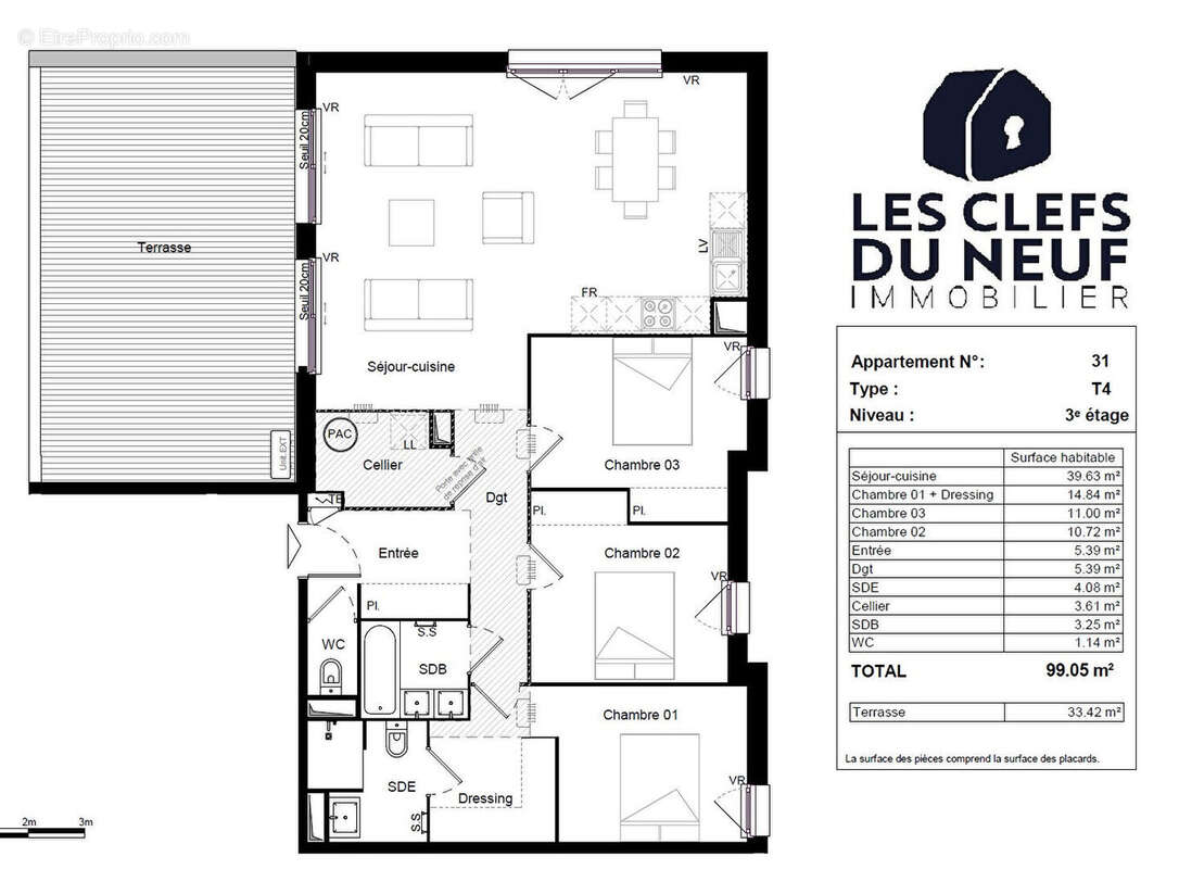 Appartement à TOULOUSE