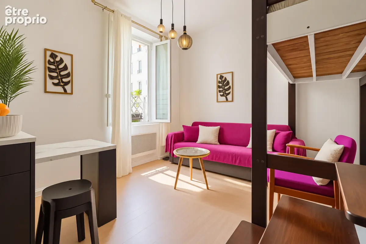 Studio 21,67 m² au calme sur cour . NATION Paris 12e - photo 2