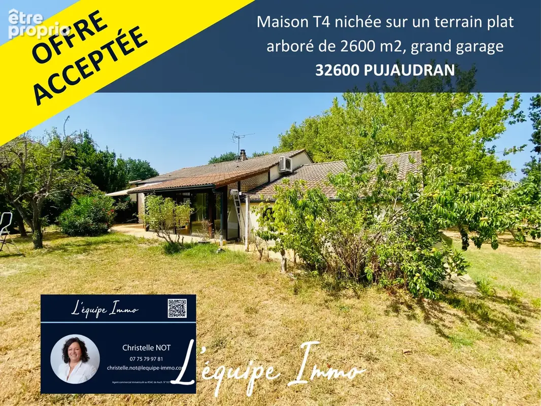 Maison à PUJAUDRAN